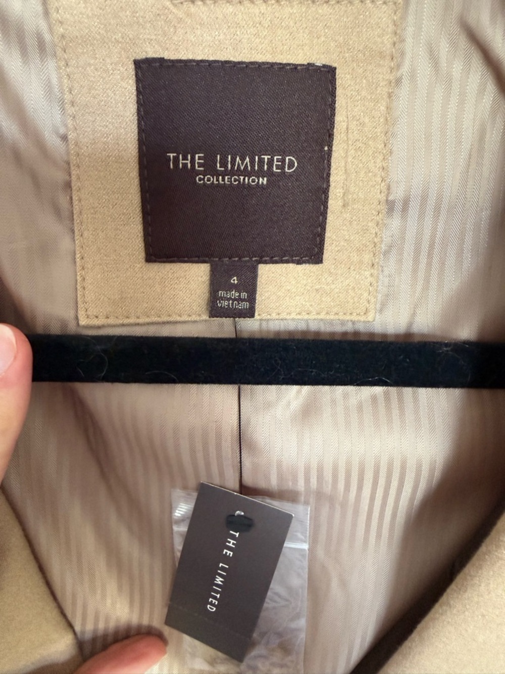 The Limited Camel Blazer Pant Suit Set Women’s Tailored Neutral Quiet Luxury - Picture 7 of 10